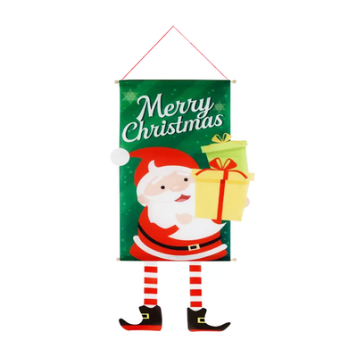 Christmas Decorative Hanging Banner- Santa Claus