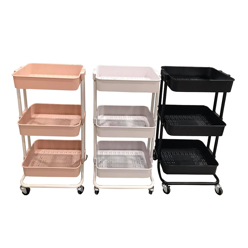 3 Layer Plastic Multi-Purpose Utility Cart