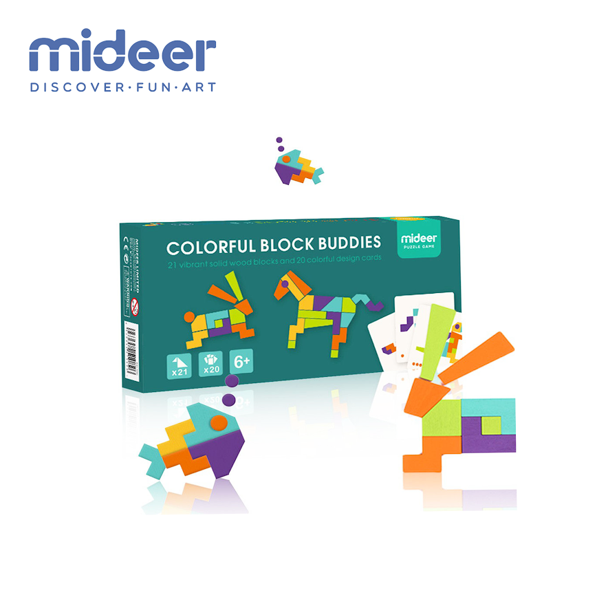 Mideer Colorful Block Buddies