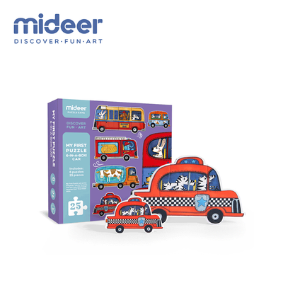 Mideer My First Puzzle Car Family