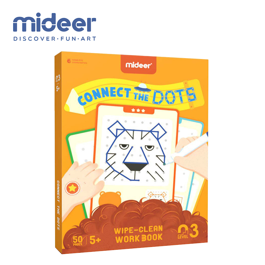 Mideer Connect the Dots - Wipe-Clean Workbook