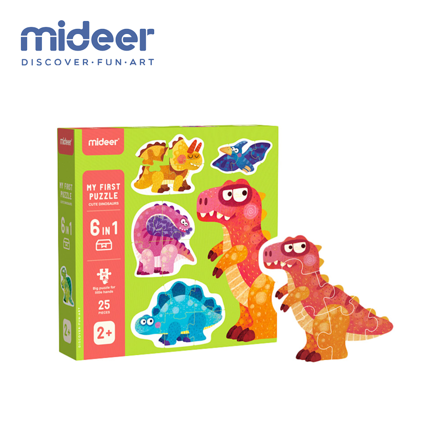 Mideer My First Puzzle- Cute Dinosaurs
