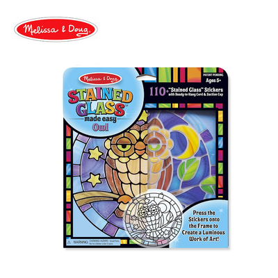 Melissa & Doug Stained Glass Made Easy - Owl