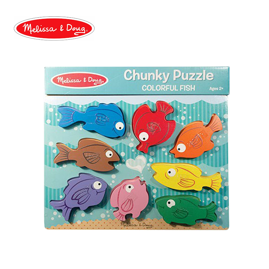 Melissa & Doug Chunky Puzzle - Colorful Fish