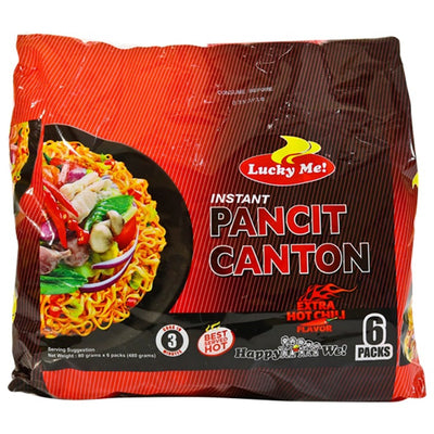 LUCKY ME! PANCIT CANTON EXTRA HOT MULTIPACK 6S