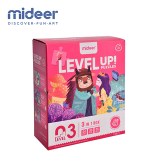 Mideer 3-in-1 Level Up! Puzzles - Level 3 Princess