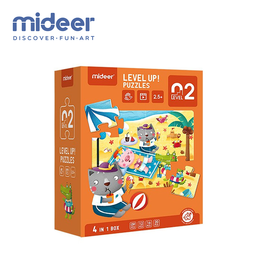 Mideer Level Up! Puzzle- Level 2- Four Seasons