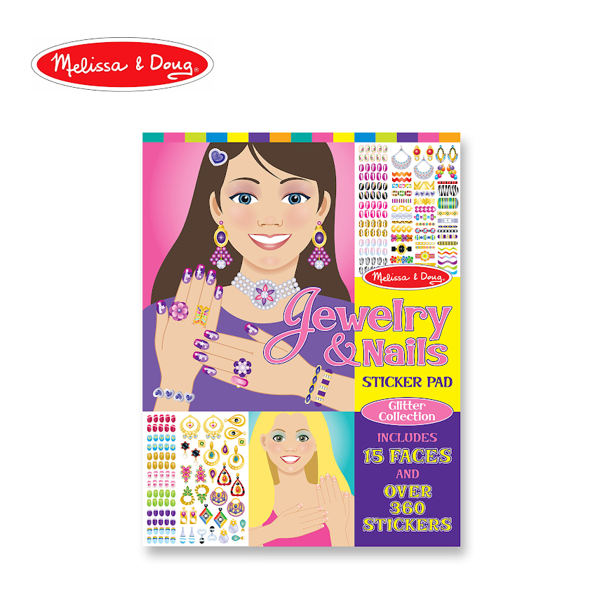 Melissa & Doug Sticker Pad - Jewelry & Nails