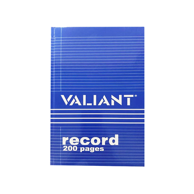 Valiant Record Book 200 Pages