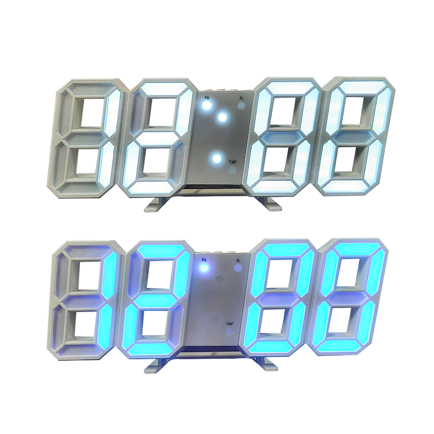 3D LED Digital Multifunctional Clock