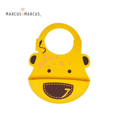 Marcus & Marcus Bib - Yellow Giraffe