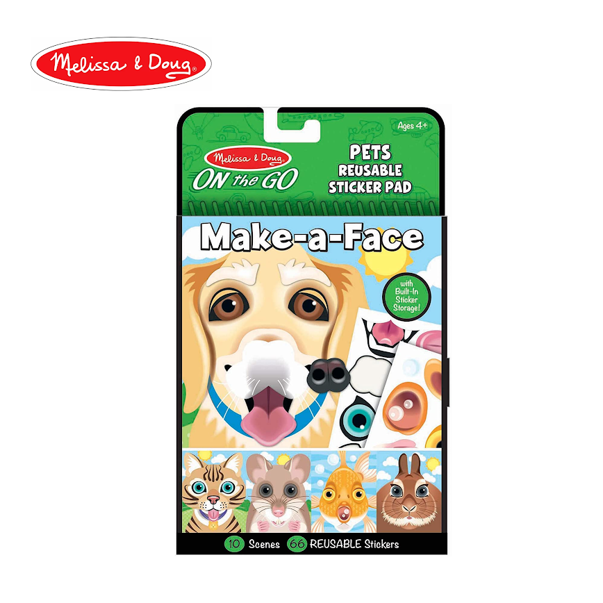 Melissa & Doug On-the-Go Make-a-Face - Pets