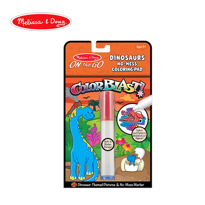 Melissa & Doug On-the-Go Color Blast Coloring Pad- Dinosaurs