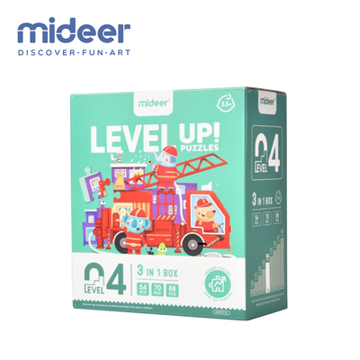 Mideer Level Up! 3 in 1 Puzzle Level 4