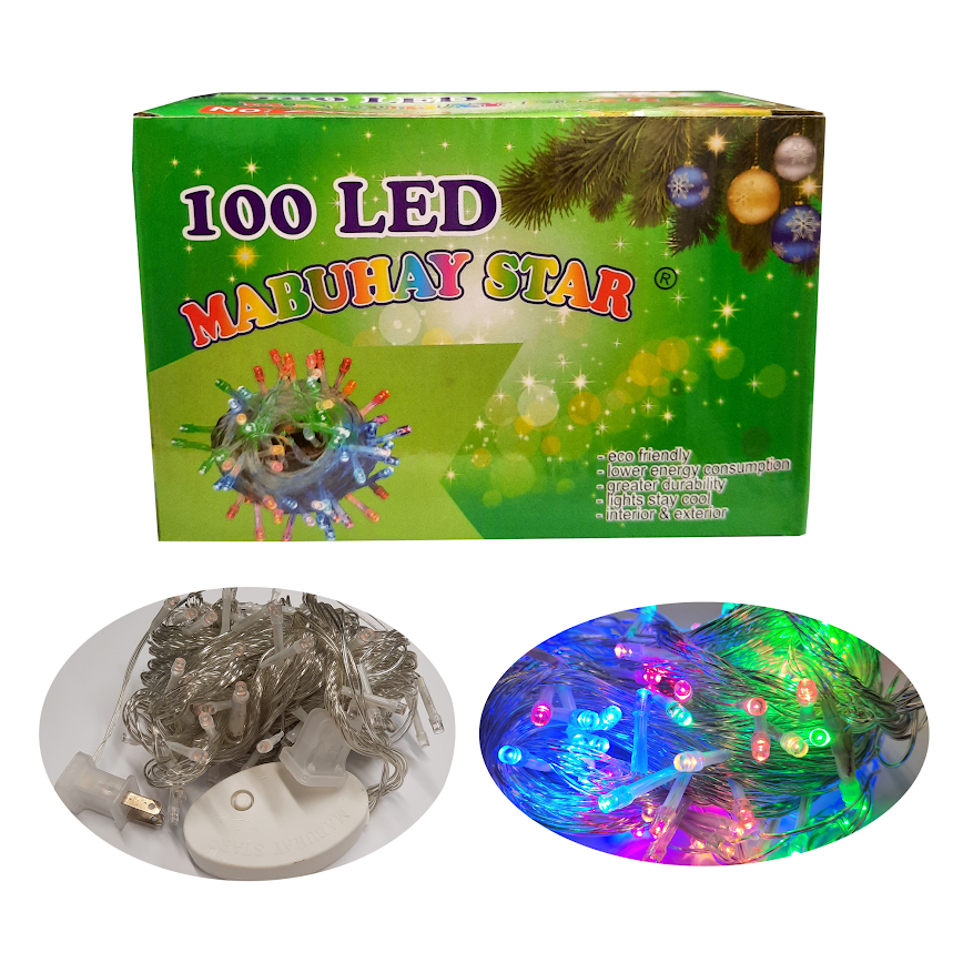 Mabuhay Star Christmas Ice Bar LED Light 100L - Multicolor
