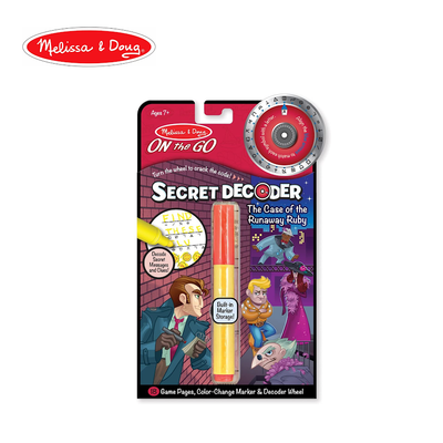 Melissa & Doug On-the-Go Secret Decoder - The Case of the Runaway Ruby