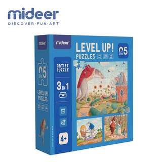 Mideer Level Up! 3 in 1 Artist Puzzle Level 5