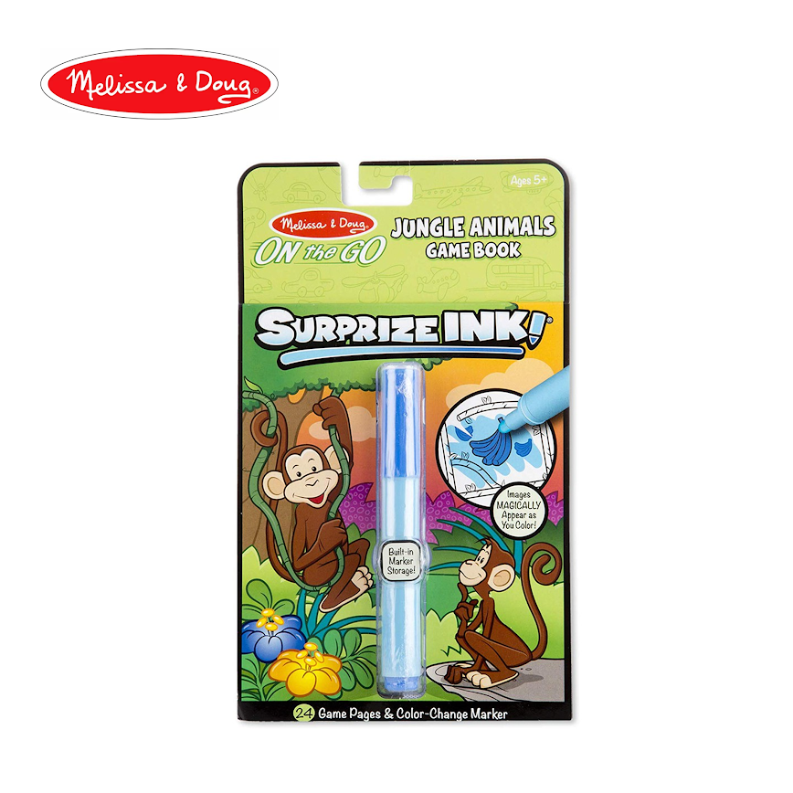 Melissa & Doug On-the-Go Surprize Ink Game Pad - Jungle Animals