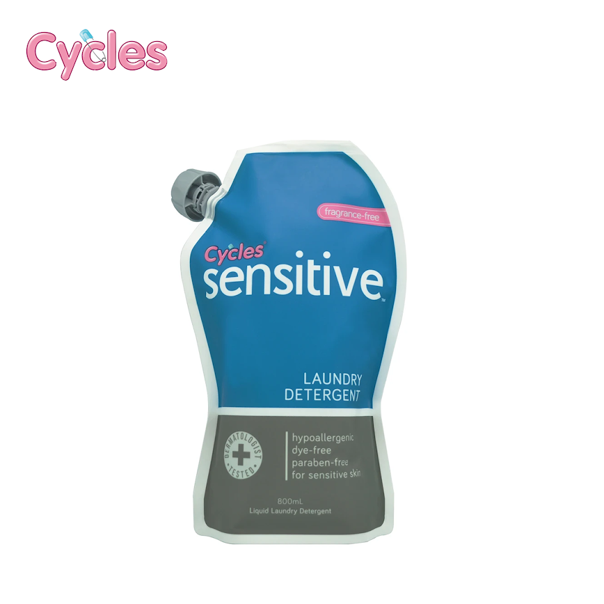Cycles Sensitive Laundry Detergent 800ml