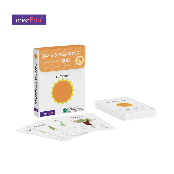 Mieredu Cognitive Flash Cards - Days & Seasons