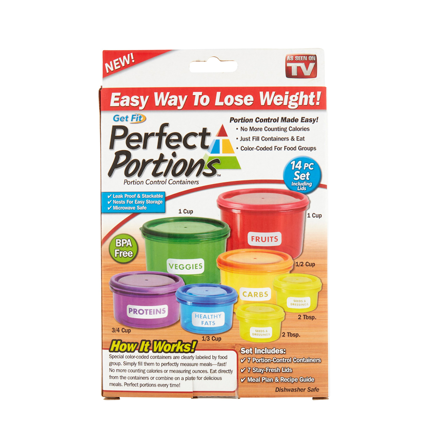 Perfect Portions 7 Pc Control Containers