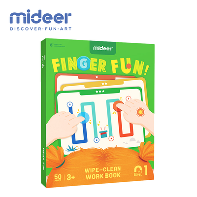 Mideer Finger Fun - Wipe-Clean Workbook
