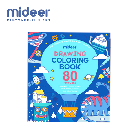 Mideer Drawing Coloring Book- Hot Air Balloon Adventure