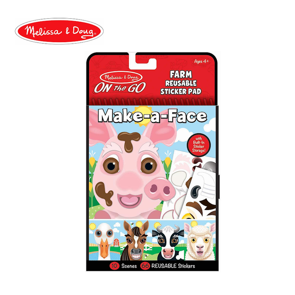 Melissa & Doug On-the-Go Make-a-Face - Farm