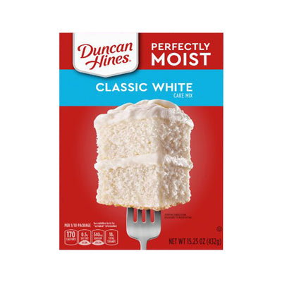 Duncan Hines Classic White Moist Cake Mix 15.25.oz