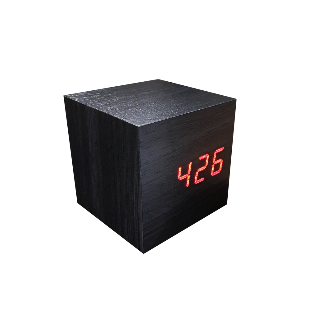 Desk Wooden Multifunctional Digital LED Clock
