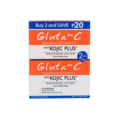 Gluta-C Kojic Plus + Face and Body Soap 120g
