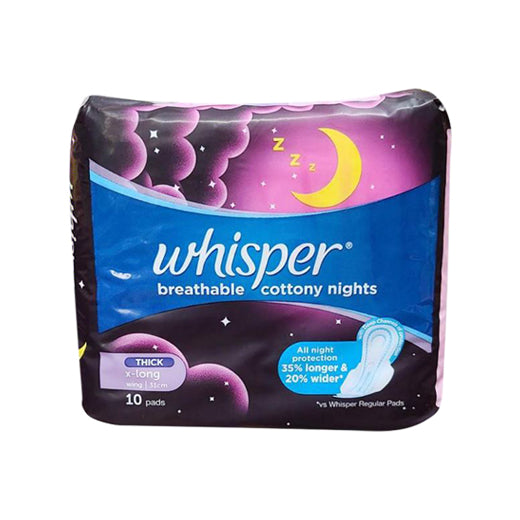 Whisper Cottony Clean X-Long Wings 10s