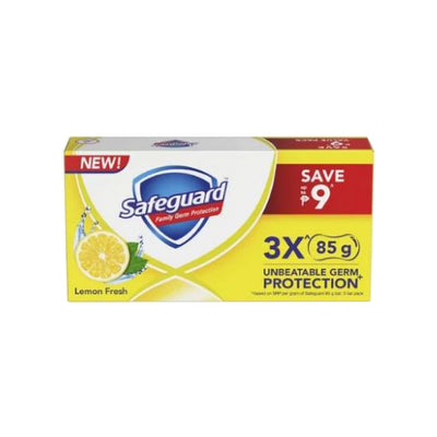 Safeguard Bar Soap Lemon 3x85g