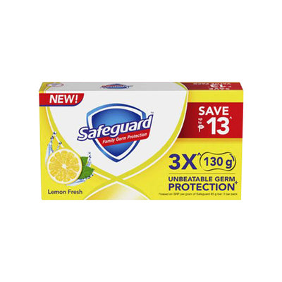 Safeguard Bar Soap Lemon 3x125g