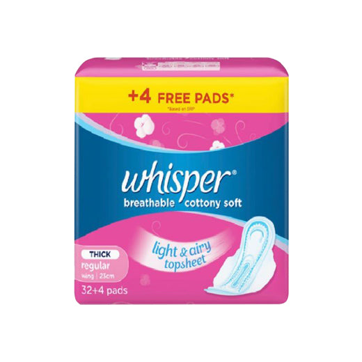 Whisper Cotton Soft Protection Pads 32's