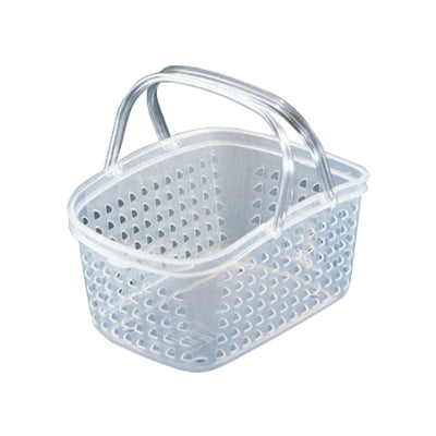 Plastic Basket 25.3 x 18.1 x 12.9 cm - Clear