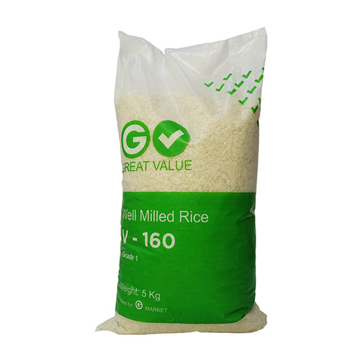 Great Value V-160 Rice 5KG – Shop Gaisano