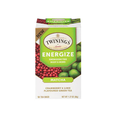 Twinings Energize Energizes The Body & Mind Matcha 18'sX1.27oz