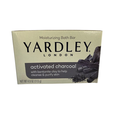 Yardley London Activated Charcoal Moisturizing Bath Bar 4.0oz