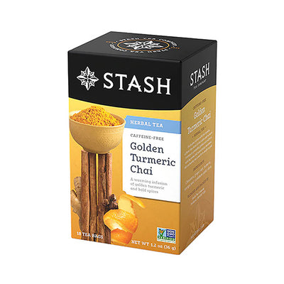 Stash Herbal Tea Golden Turmeric Chai 18s 1.2oZ