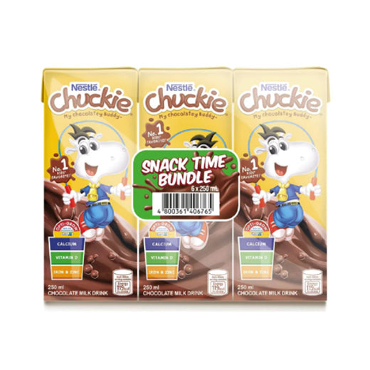 Nestle Chuckie Calci-N Snack Time Bundle Savers Pack 250ml 6pcs