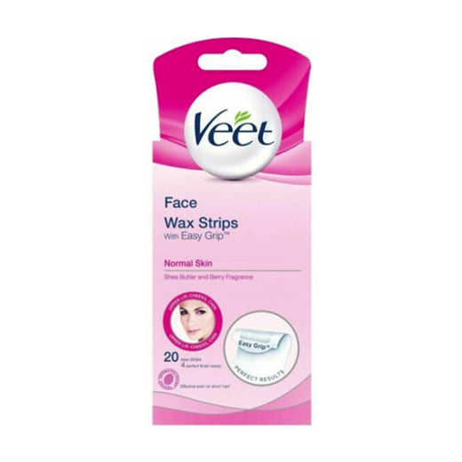 Veet Wax Strips With Easy Gel 20's Wax Strip Face