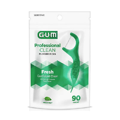 Sunstar Gum Professional Clean Flosser Picks Fresh Mint 90s