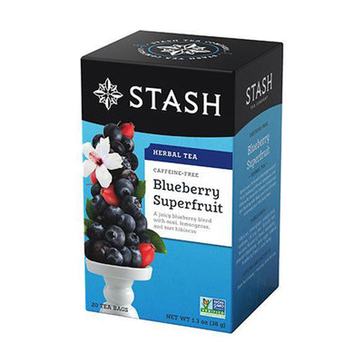 Stash Blueberry Super Fruit Herbal Tea 20s 1.3oZ