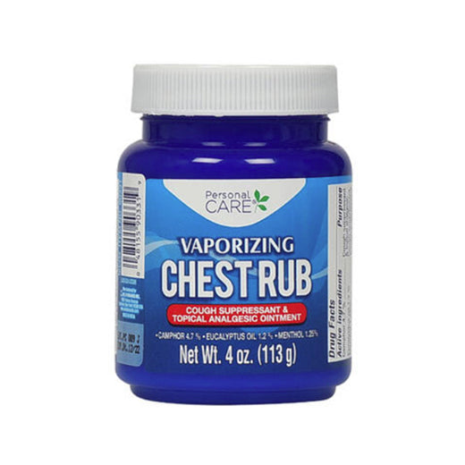 Personal Care Vaporizing Chest Rub Cough Suppressant 4oz