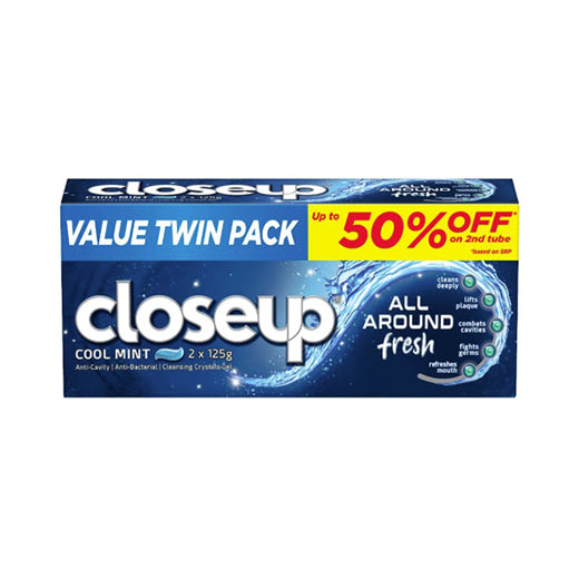 Closeup Cool Mint Twin Pack 2x125g