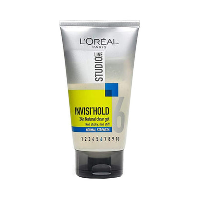 Loreal Paris Studio Line Invisi'Hold Normal Strength Styling Hair Gel 150mL