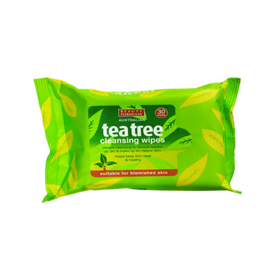 Beauty Formulas Australian Tea Tree Cleansing Wipes 30 Wipes