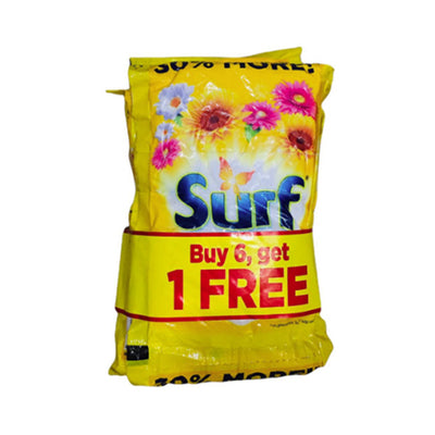 Buy 6 Surf Powder Sunfresh 65g Get 1 Free