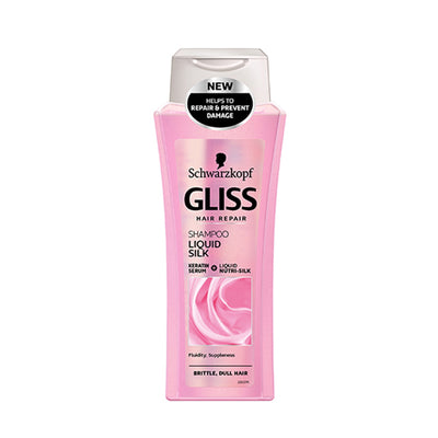 Schwarzkopf Gliss Hair Repair Liquid Silk Keratin Serum+Liquid Nutri-Silk Shampoo 250ML